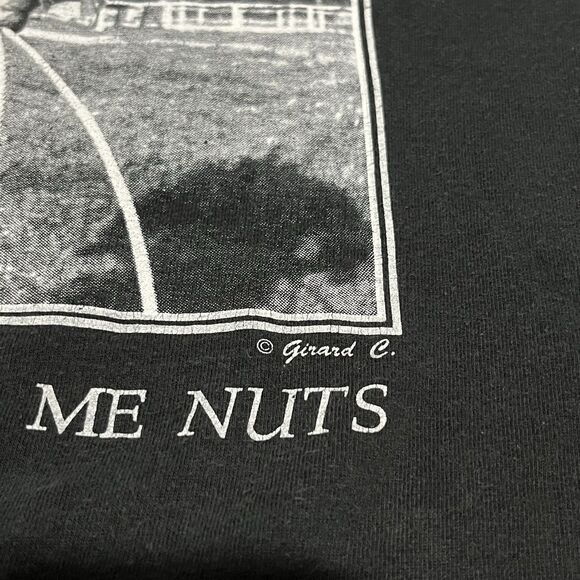 VTG 90s Cowboy Butts Drive Me Nuts T-Shirt Men’s Large Black Single Stitch - Picture 4 of 7